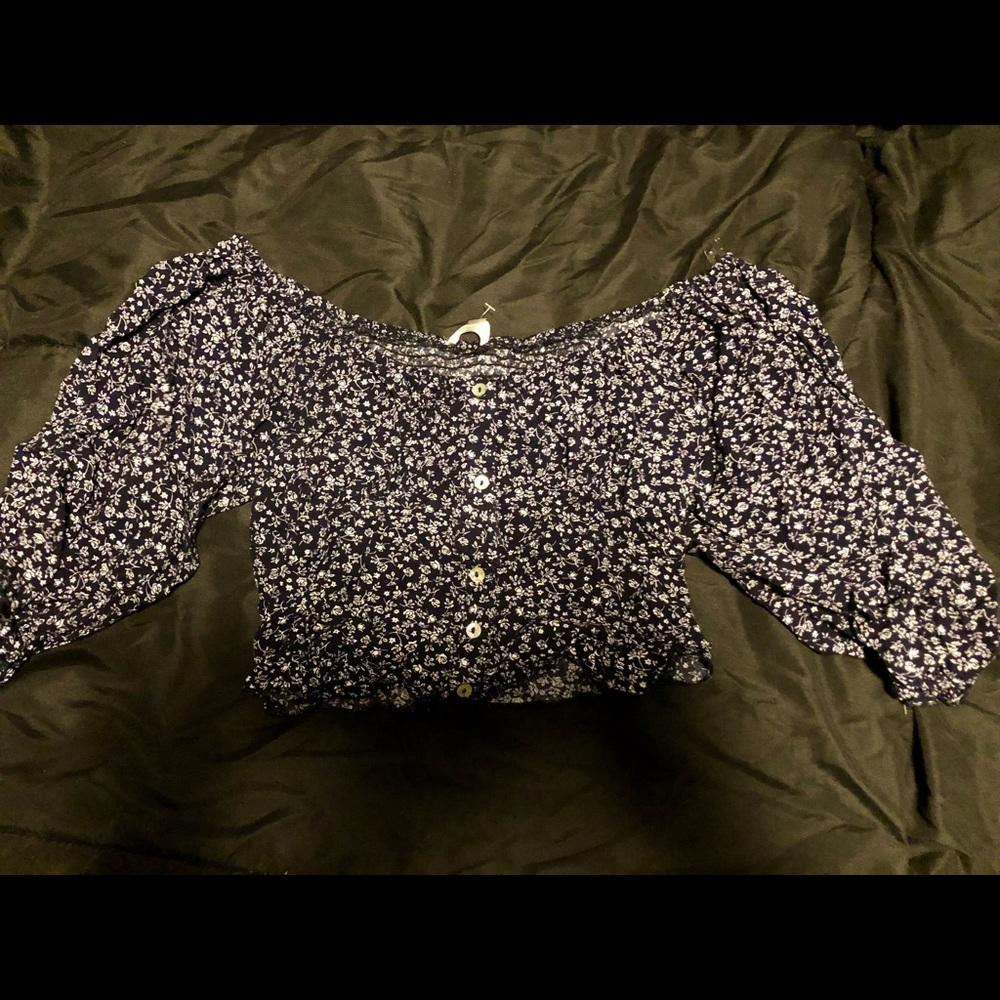 Floral crop top